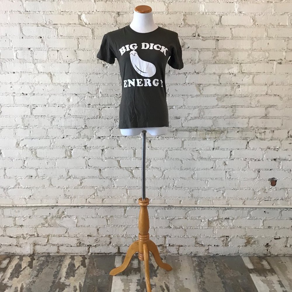 Ghasts Big Dick Energy BDE Olive Tee Large